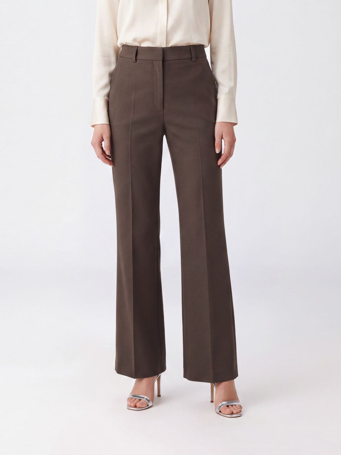 Joseph Pants Woman Color Brown In 棕色
