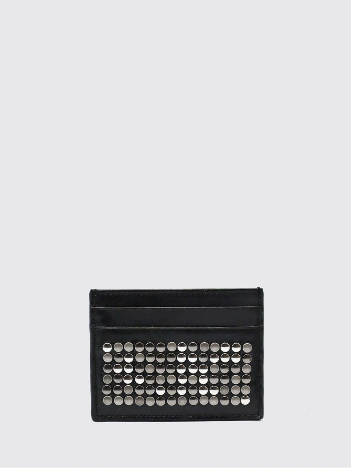 Htc Los Angeles Cow Leather Card Holder with Contrast Embroidery