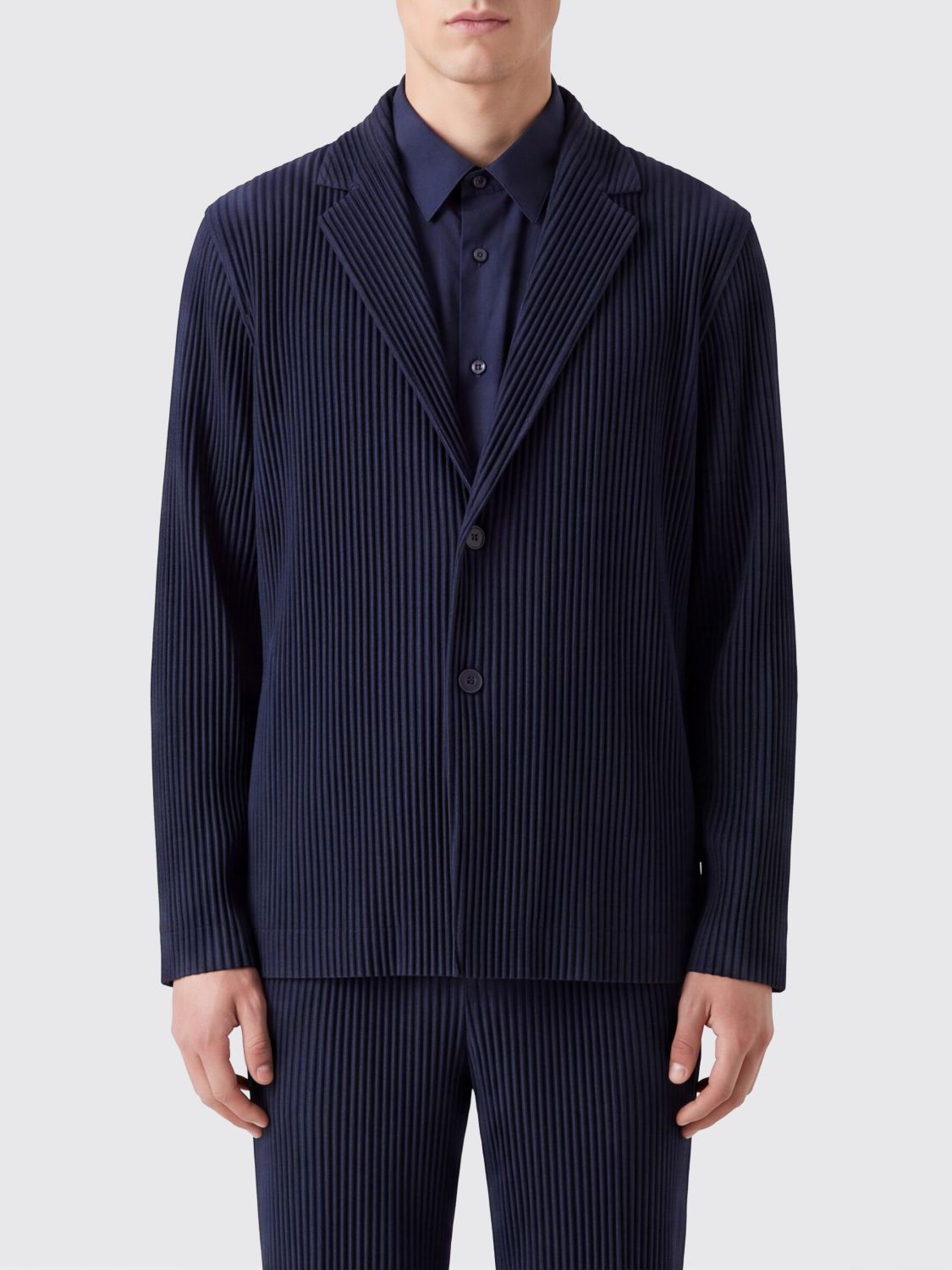 HOMME PLISSE' ISSEY MIYAKE Giacca Uomo colore Blue