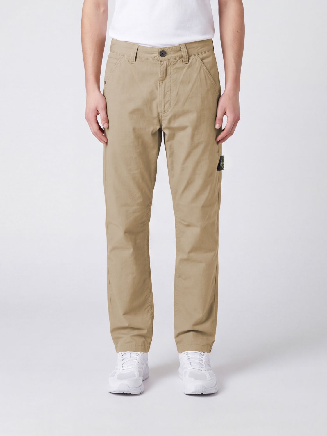 STONE ISLAND Slim-Fit-Cargohose aus Baumwolle mit Compass-Logo-Patch