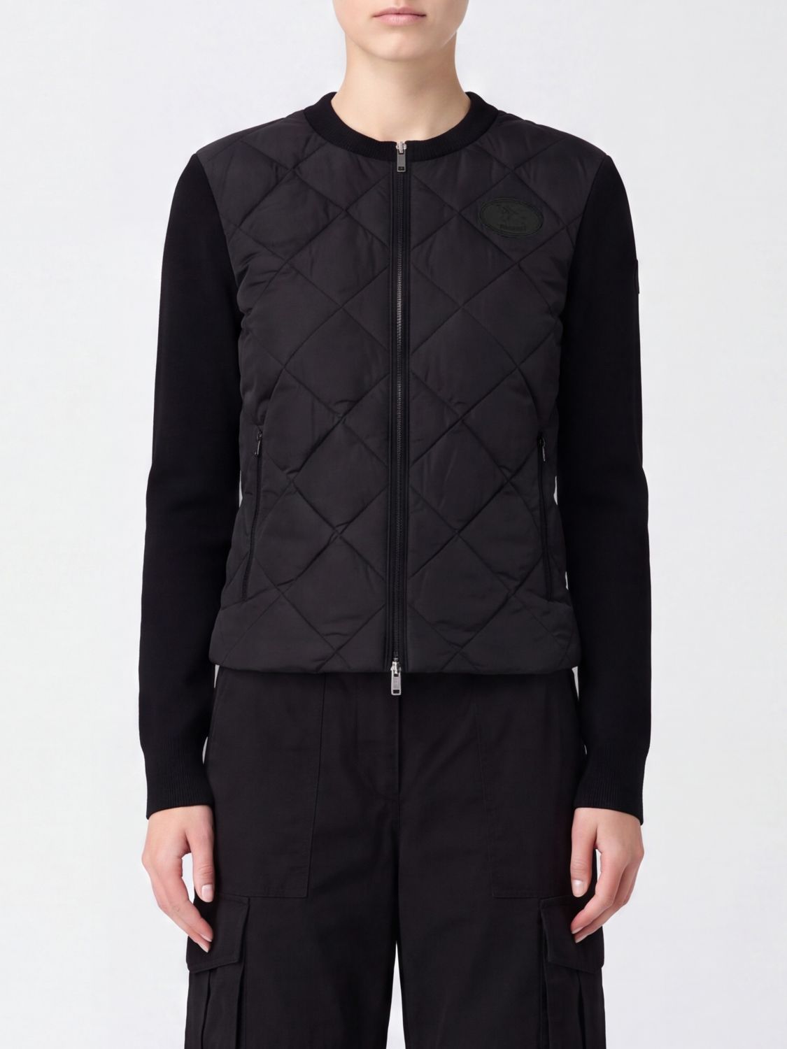 Burberry Fulbrook Quilted Wool and Nylon Slim Fit Jacket
