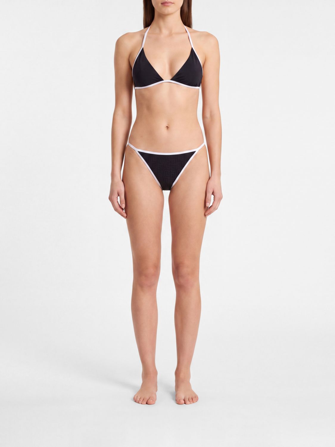 Balmain Swimsuit Woman Color Black In 黑色