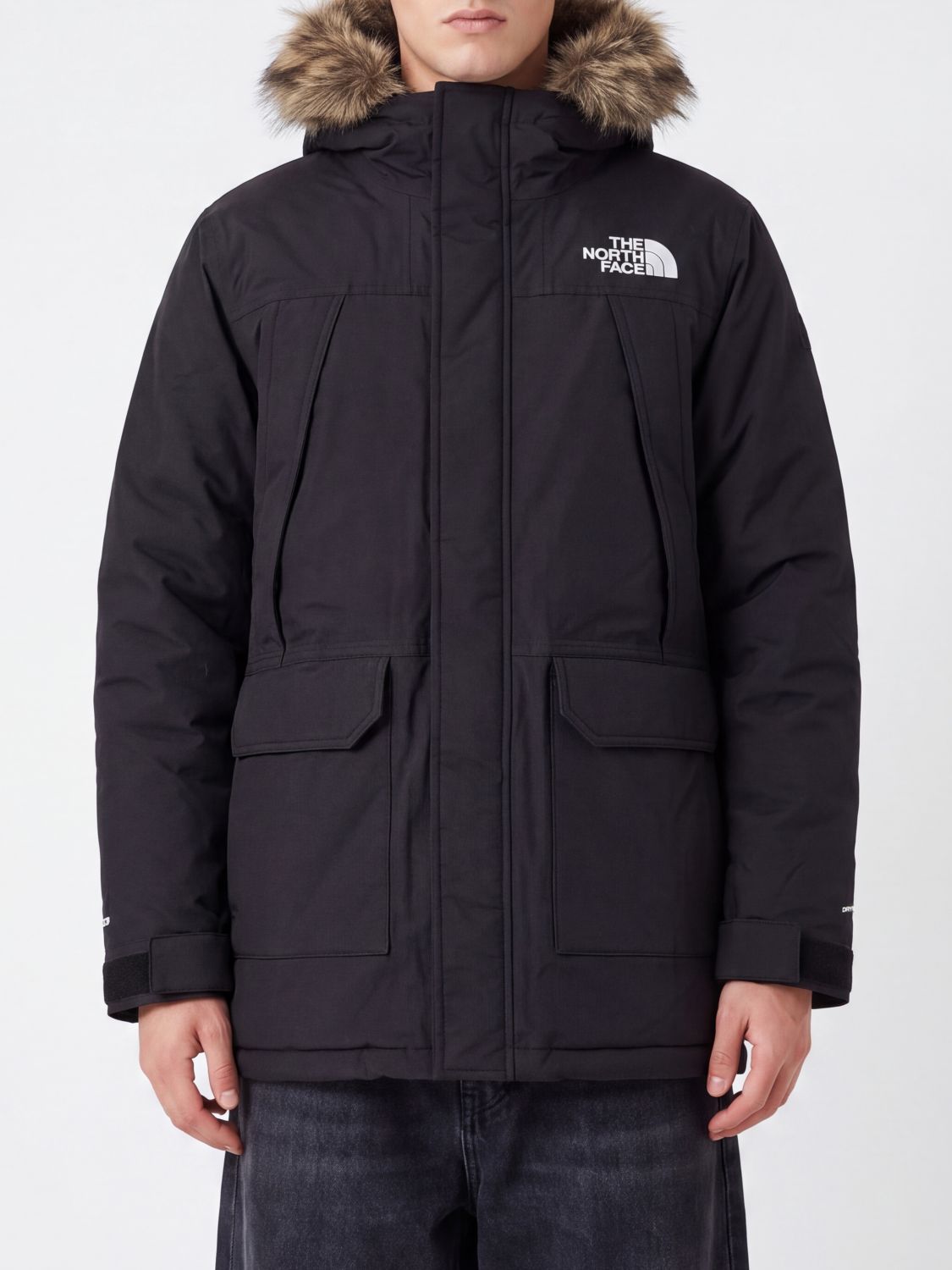 The North Face Knee-Length Parka in Recycled Nylon with DryVent Technology