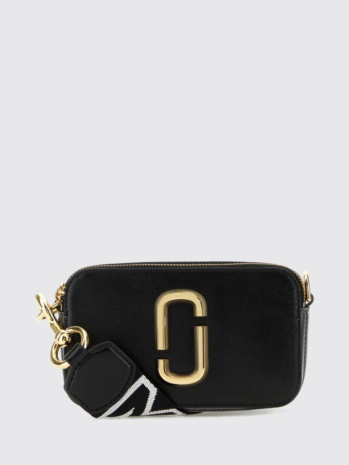 Marc Jacobs The Snapshot Saffiano Leather Crossbody Bag with Double J Logo