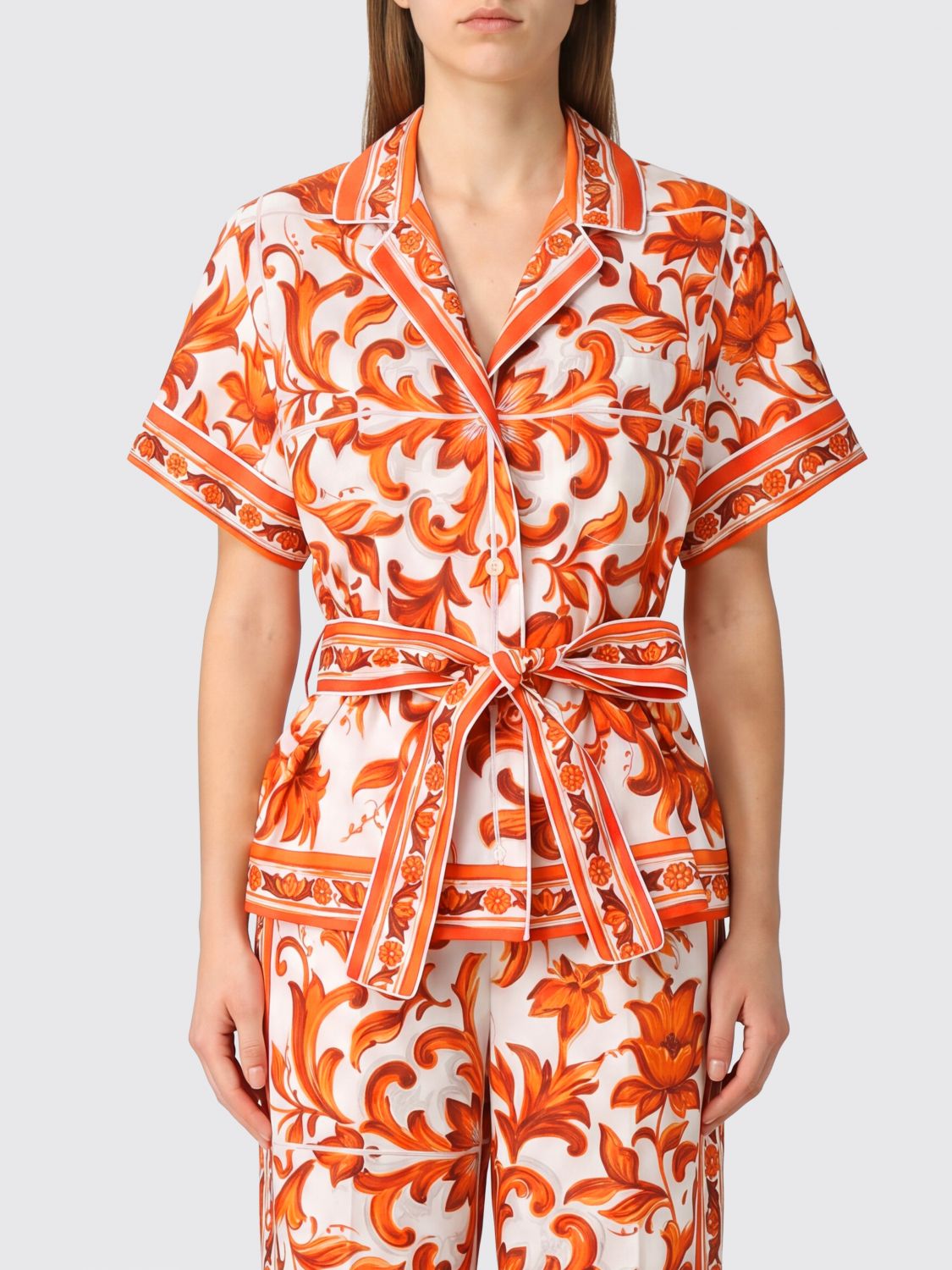 DOLCE & GABBANA Shirt Woman color Orange