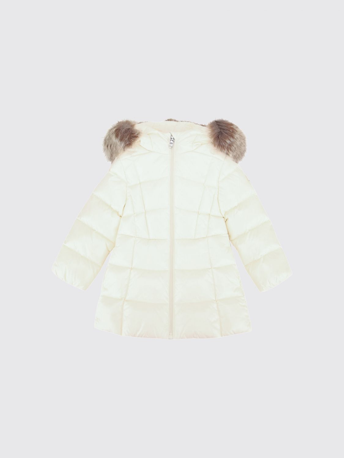 MONCLER Gesteppte Nylon-Daunenjacke Emma für Jungen mit Kapuze