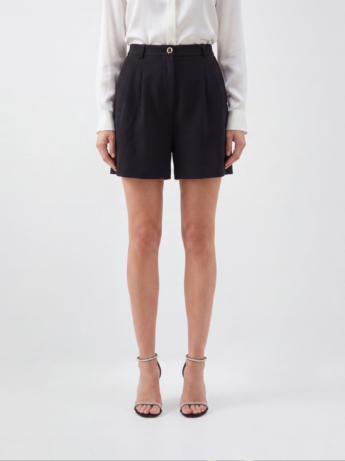 Alessandra Rich Shorts Woman Color Black