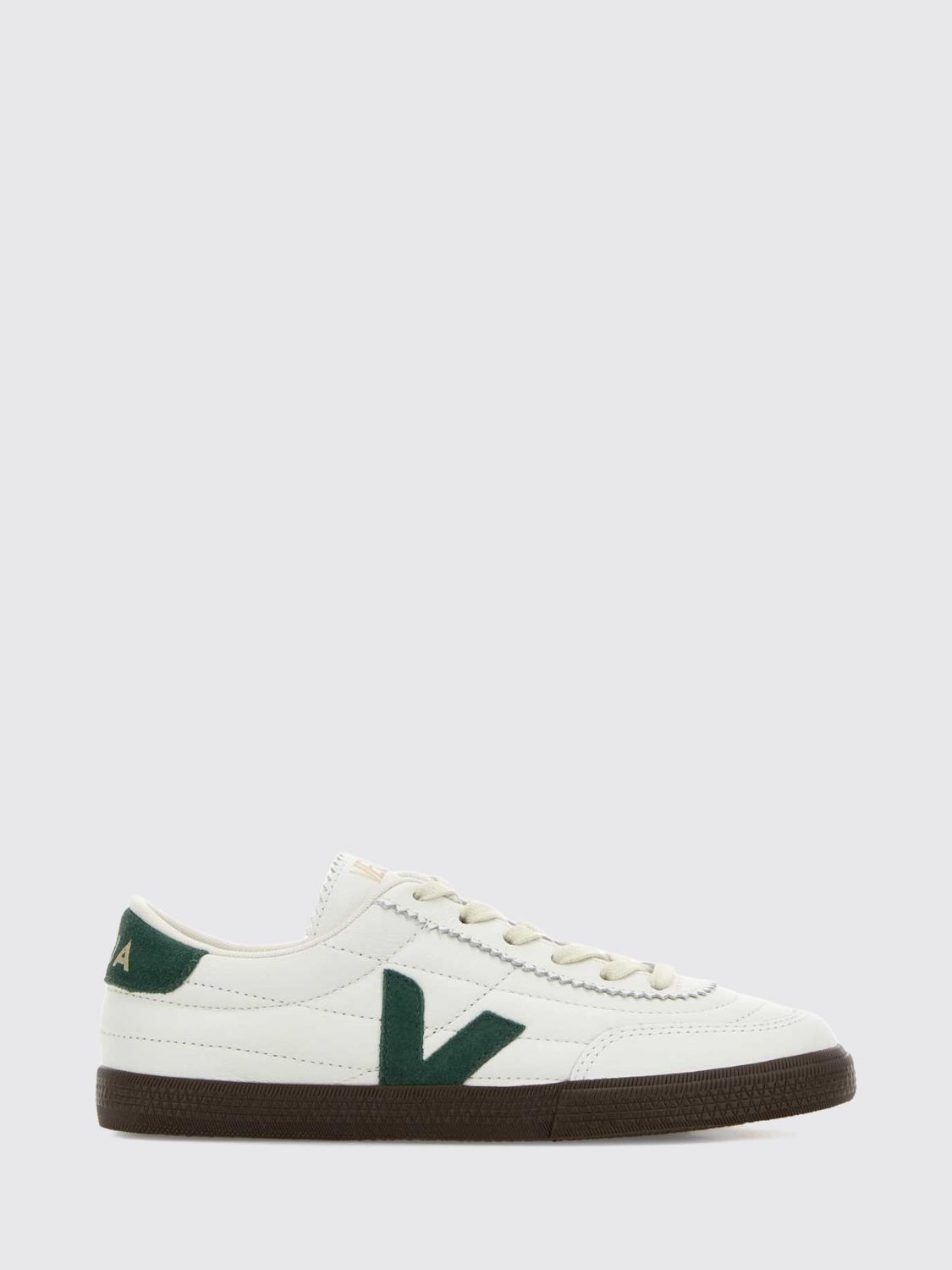 VEJA Panenka Sustainable O. T. Leather Trainers with Quilted Design