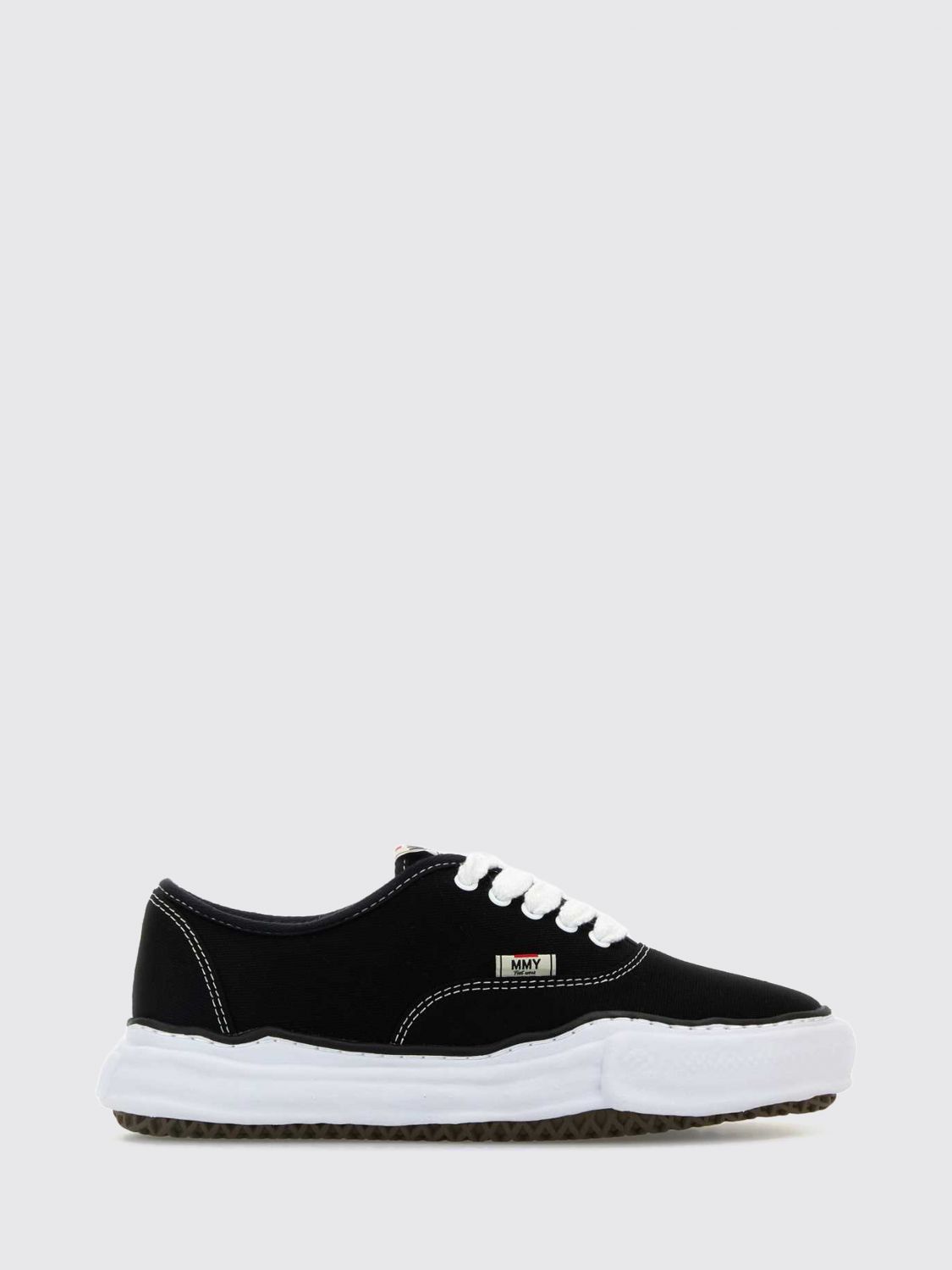Maison Mihara Yasuhiro Baker OG Low Top Canvas Trainers with Round Toe
