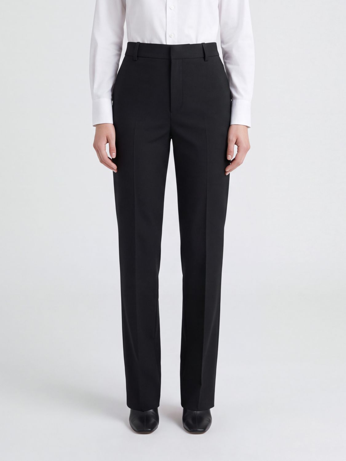 Moschino Couture Mid-Rise Virgin Wool Skinny Trousers