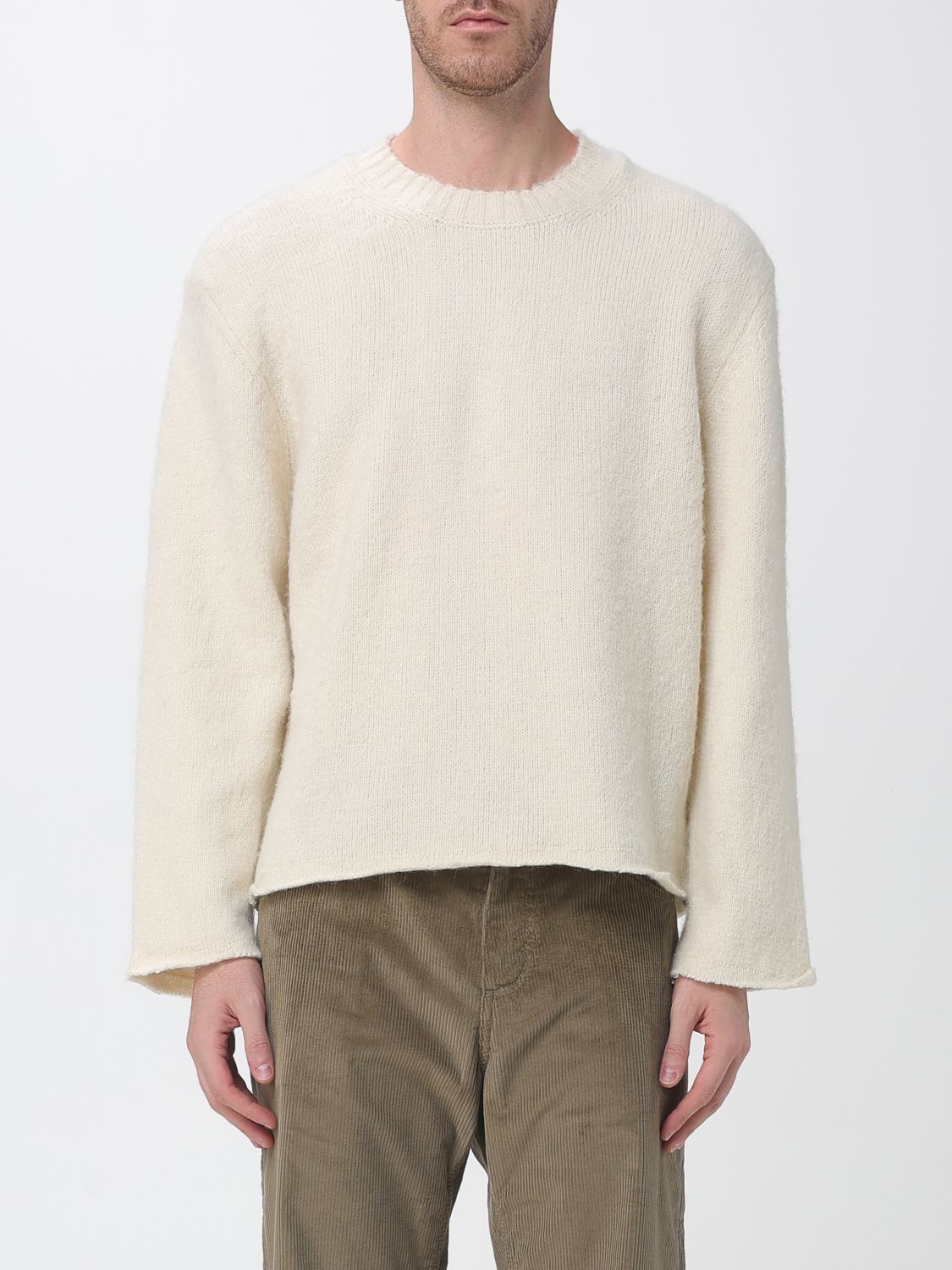 DIANA STUDIO Long-Sleeved Crewneck Sweater in Pure Merino Wool