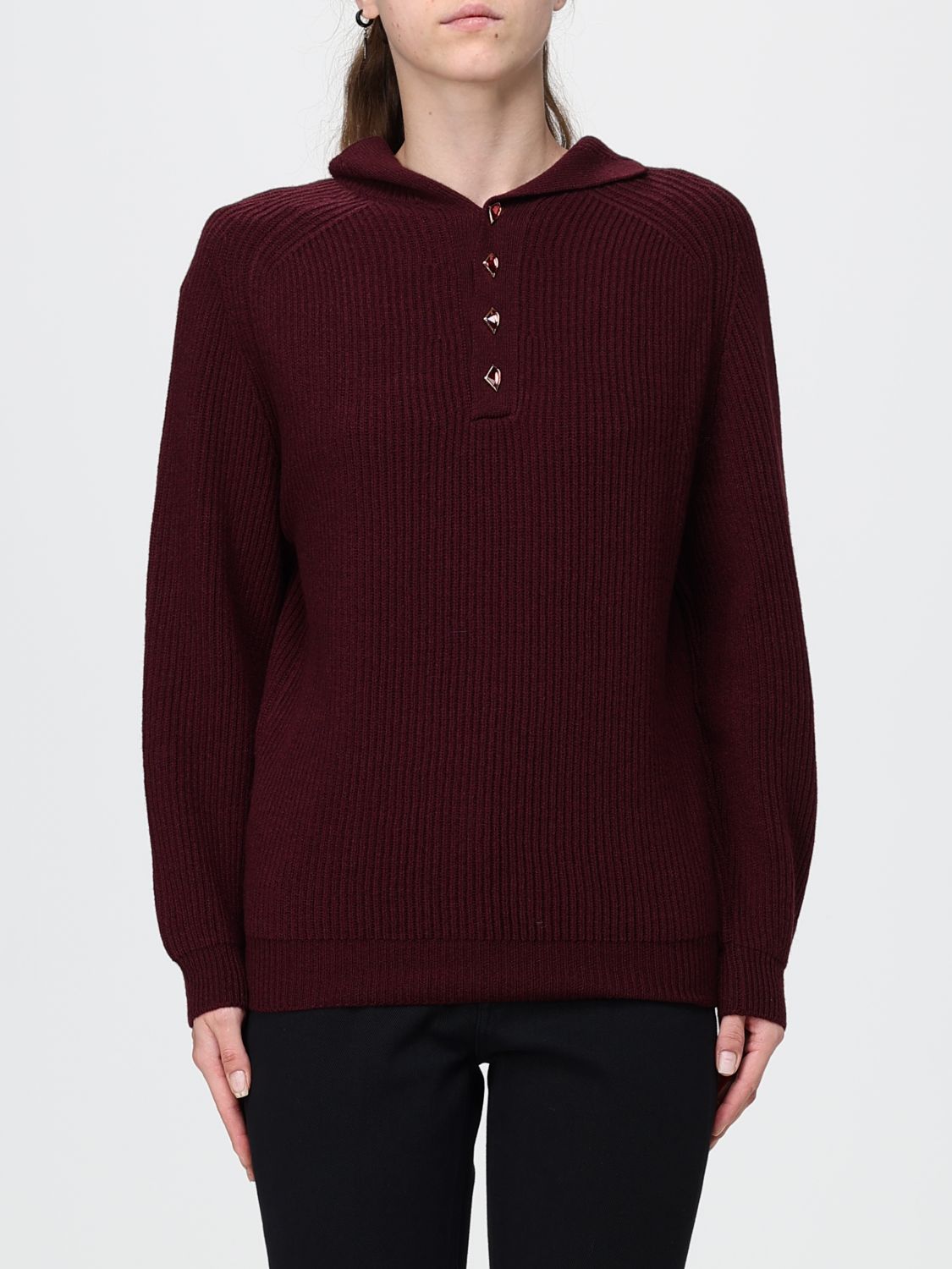DONDUP Maglia Donna colore Vino