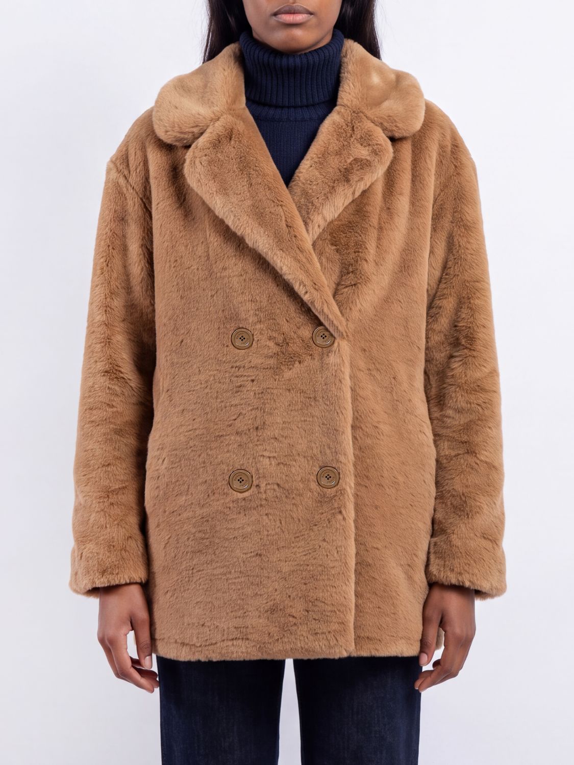 HERNO Pelzmantel Damen Farbe Braun