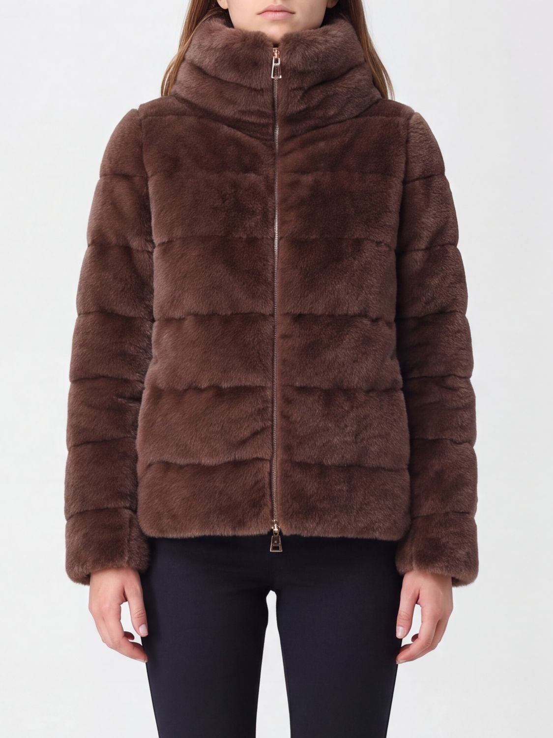 HERNO Pelzmantel Damen Farbe Earth