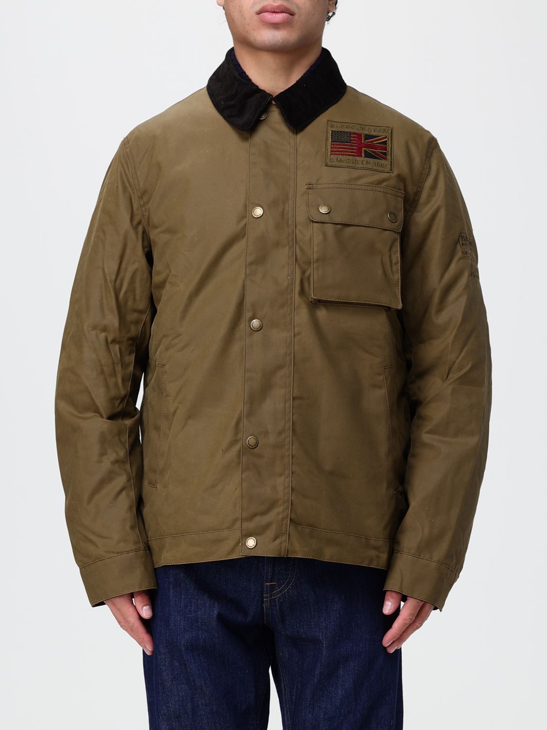 BARBOUR INTERNATIONAL x Steve McQueen Waxed Cotton Shirt Jacket