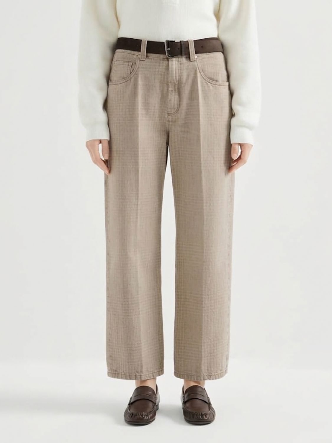 BRUNELLO CUCINELLI Jeans Woman color Beige