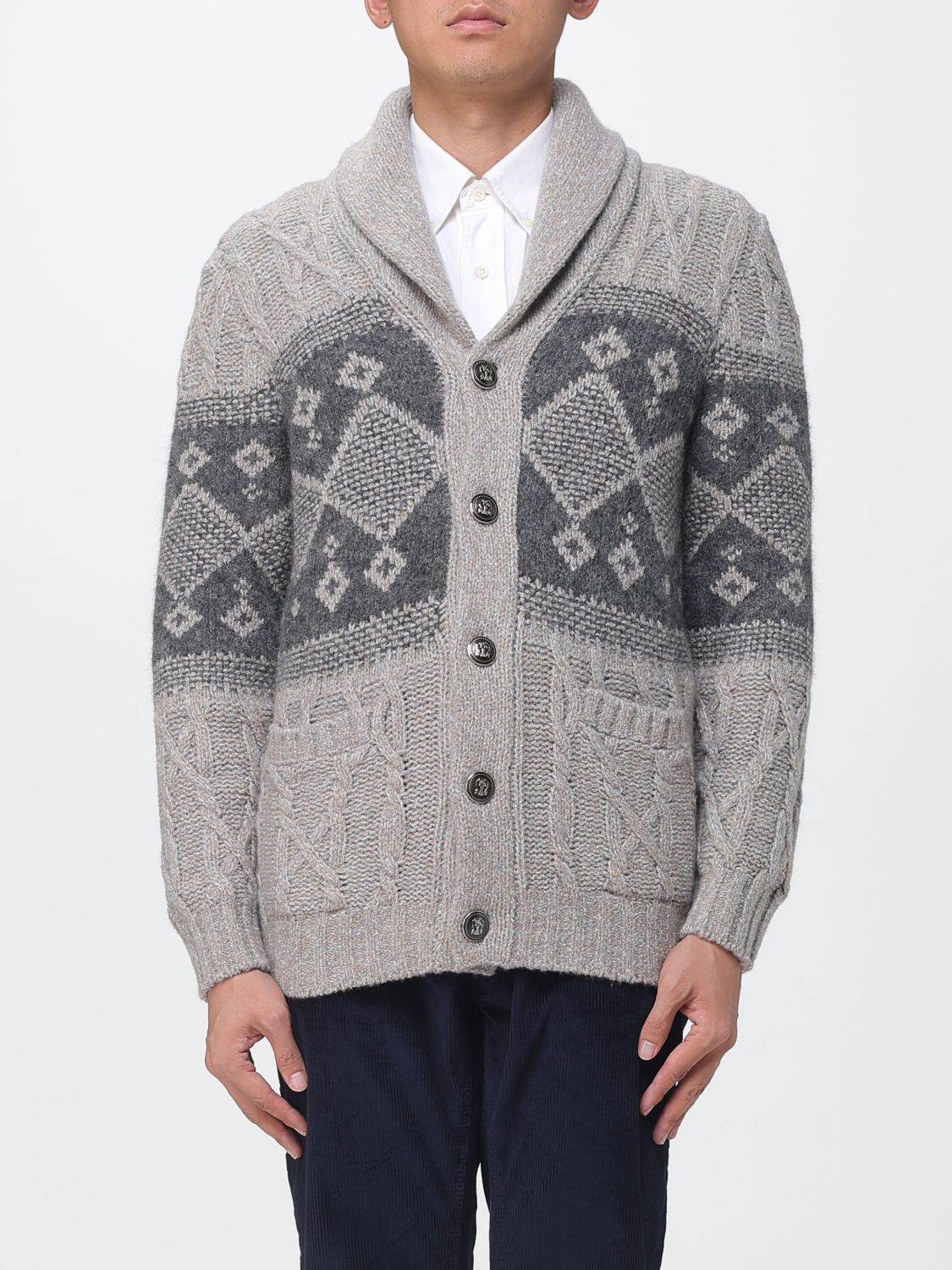 BRUNELLO CUCINELLI Maglia Uomo colore Grigio