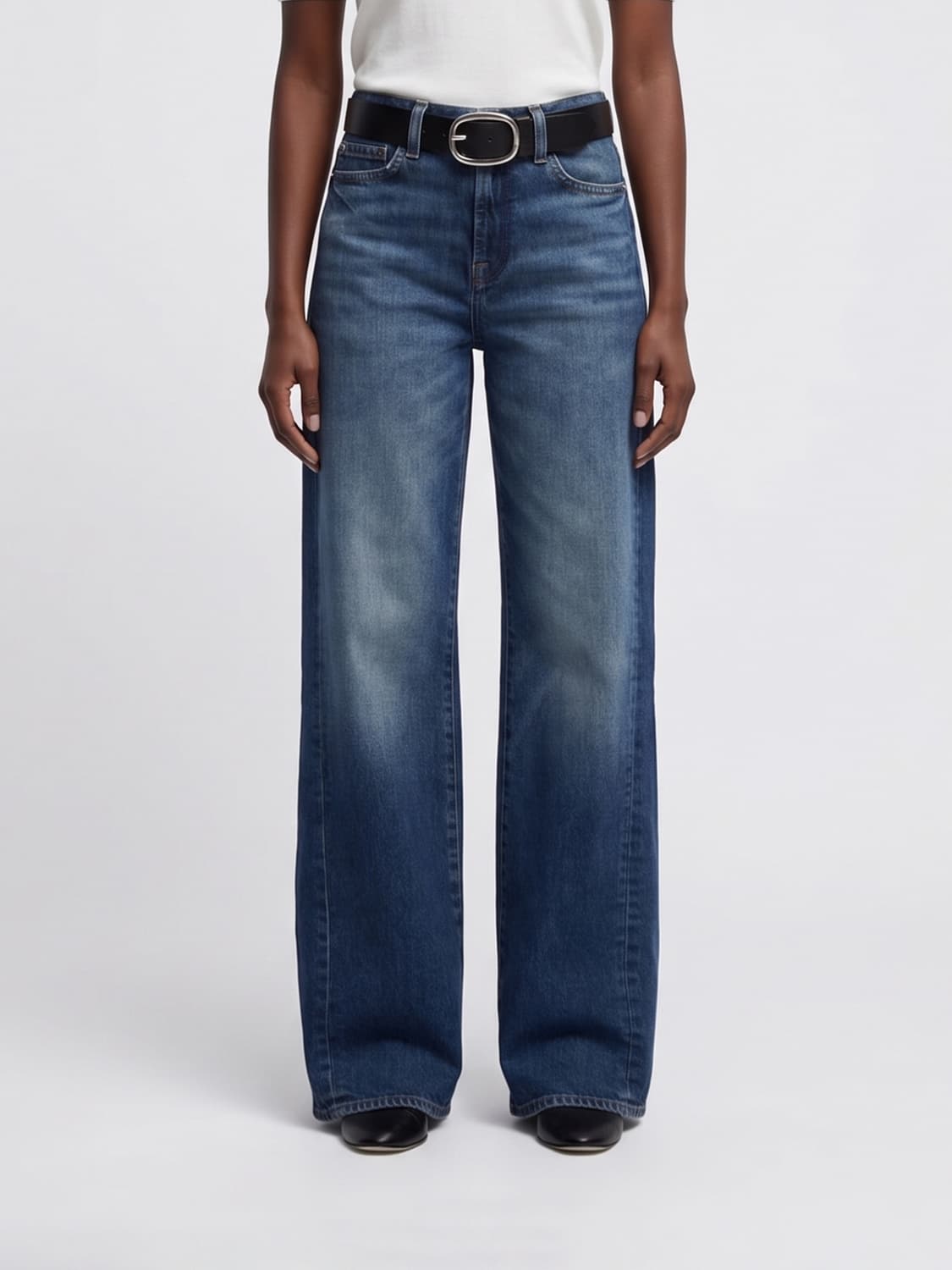 7 FOR ALL MANKIND Jeans Donna colore Blue