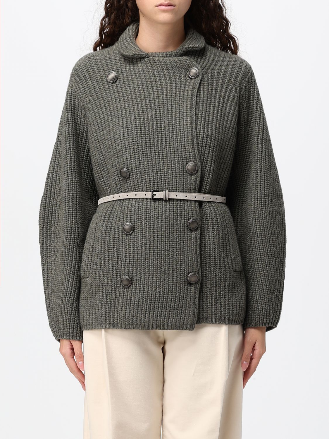 BRUNELLO CUCINELLI Sweater Woman color Green