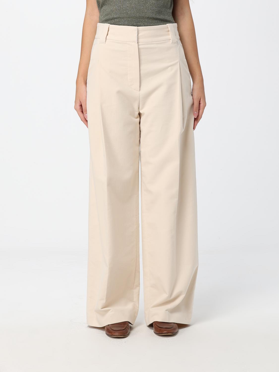 BRUNELLO CUCINELLI Pants Woman color White
