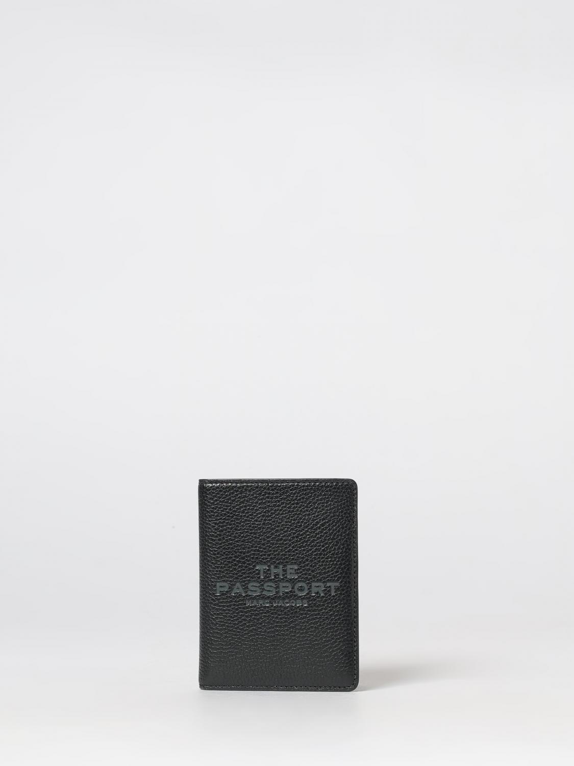 Marc Jacobs The Passport Bifold Grained Cowhide Document Holder with Print