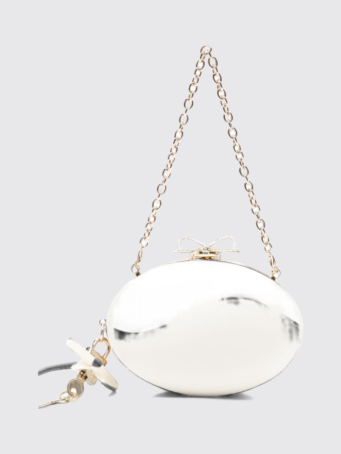 SELF-PORTRAIT Clutch Woman color Ecru