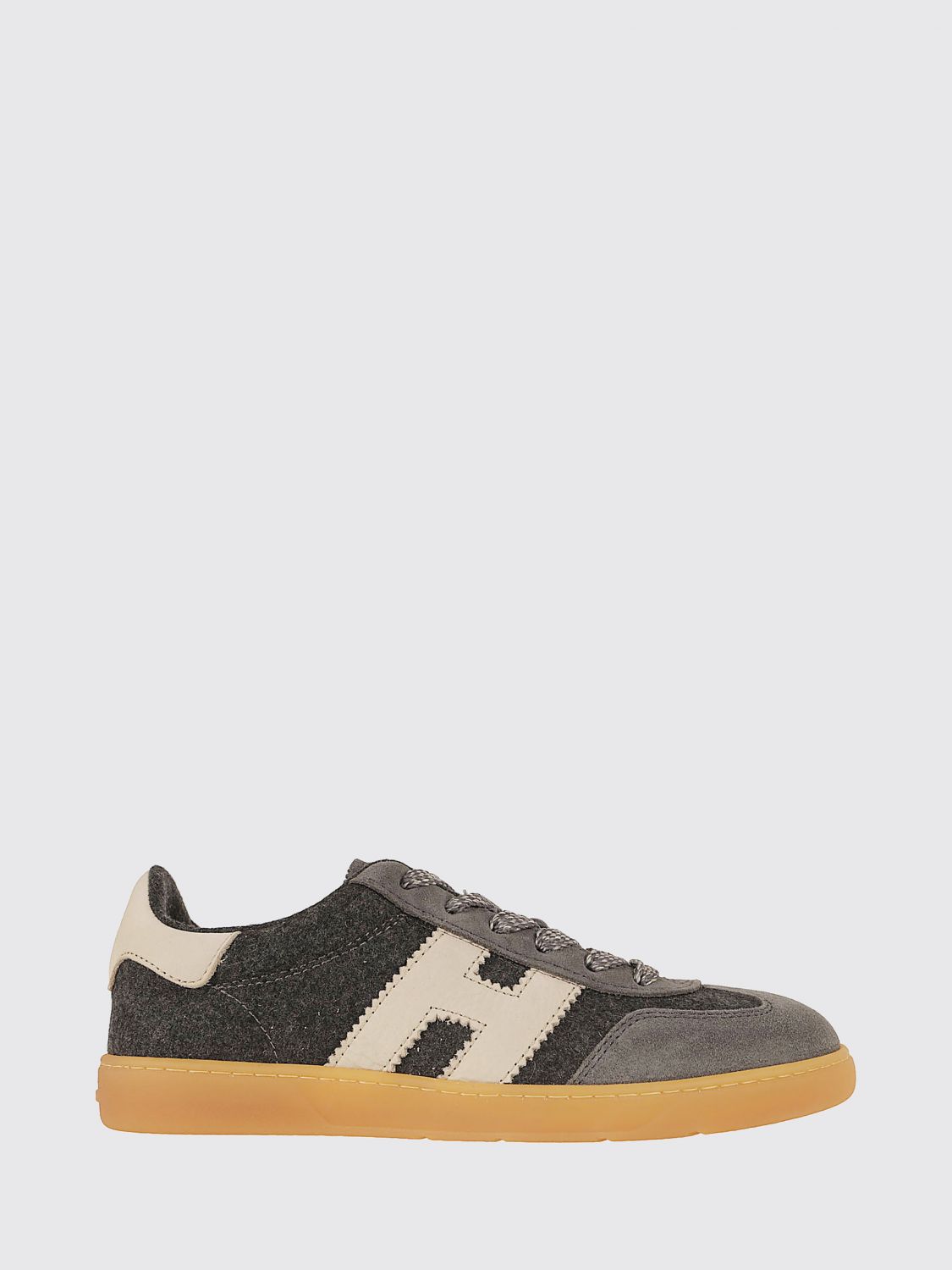 HOGAN Cool Wildleder- und Wollmisch-Sneaker mit H-Logo