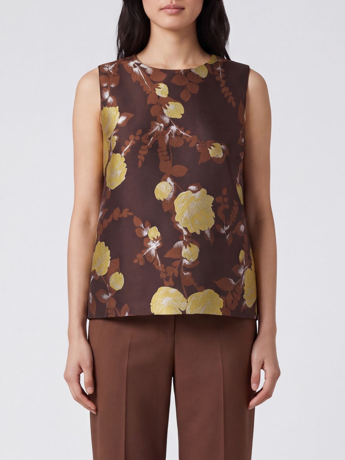 LA DOUBLEJ Top Damen Farbe Braun