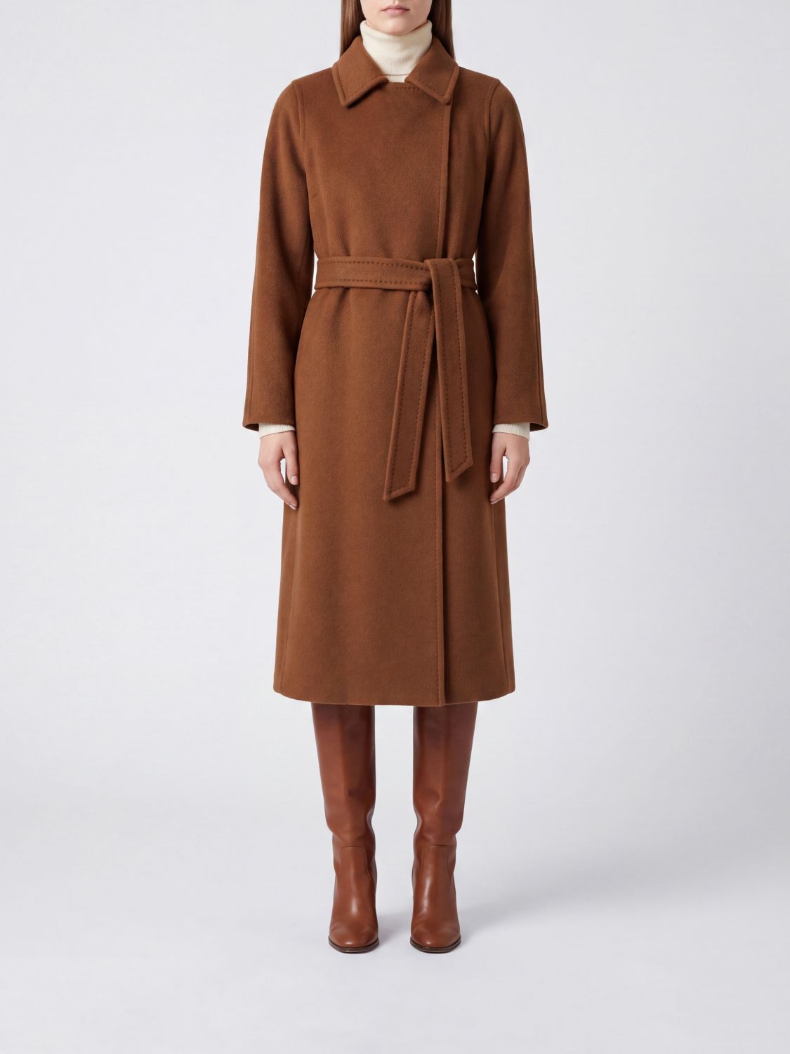 MAX MARA Mantel Damen Farbe Leder