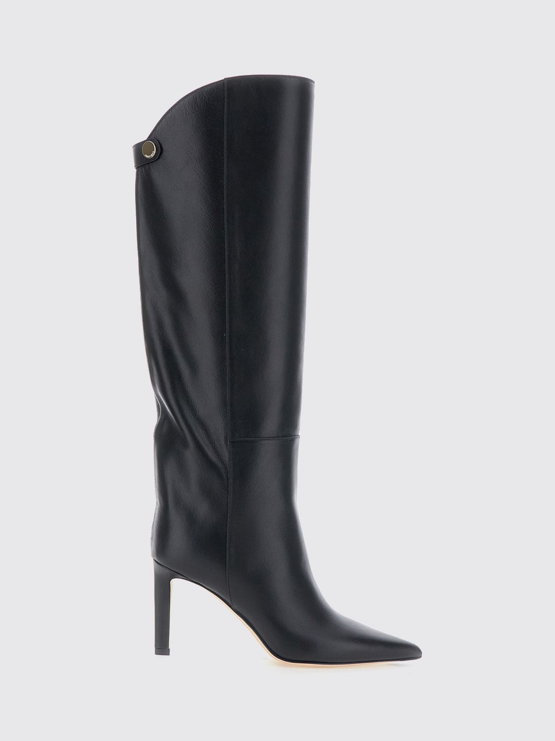 JIMMY CHOO Flat Ankle Boot Woman color Black