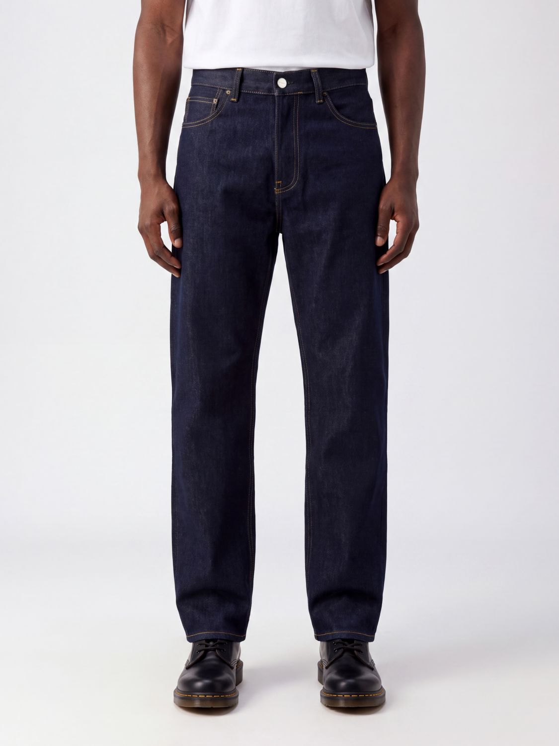 CARHARTT WIP Jeans Payson a gamba larga in denim di cotone riciclato