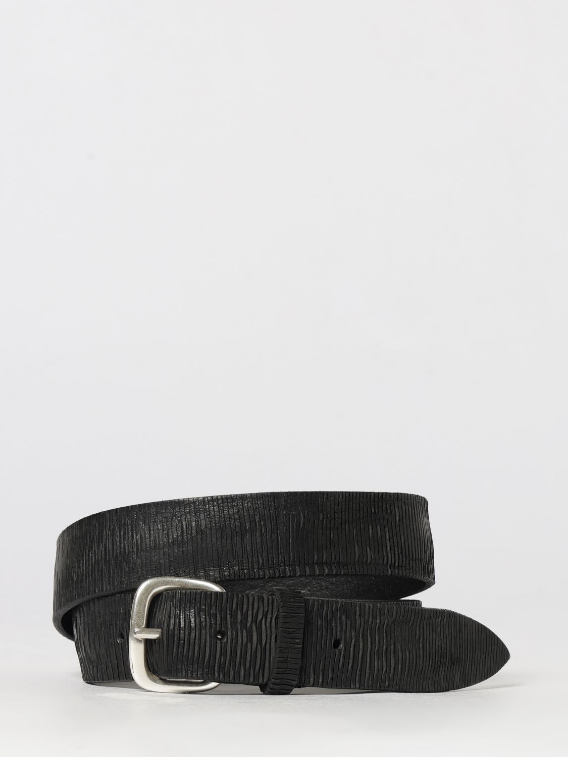 ORCIANI Classic Belt in Smooth Leather with a Pin Buckle