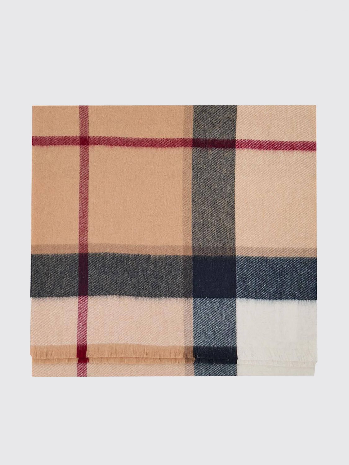 BARBOUR Scarf Woman color Sand
