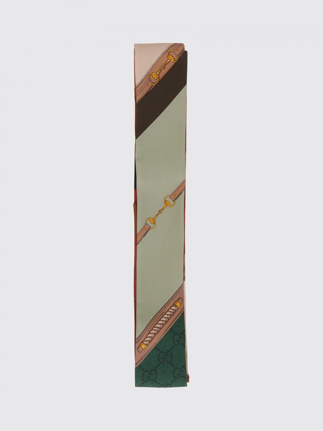 GUCCI Seiden-Bandeau mit GG-Monogramm-Print
