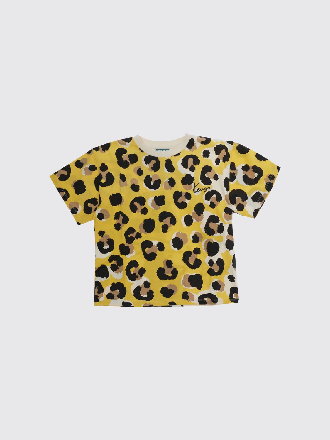 KENZO T-Shirt Kids color Yellow