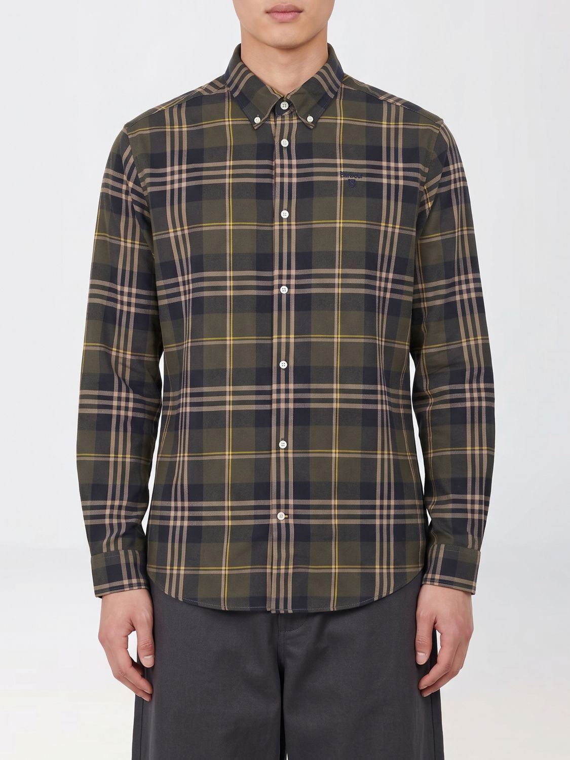 BARBOUR Hemd Herren Farbe Grün