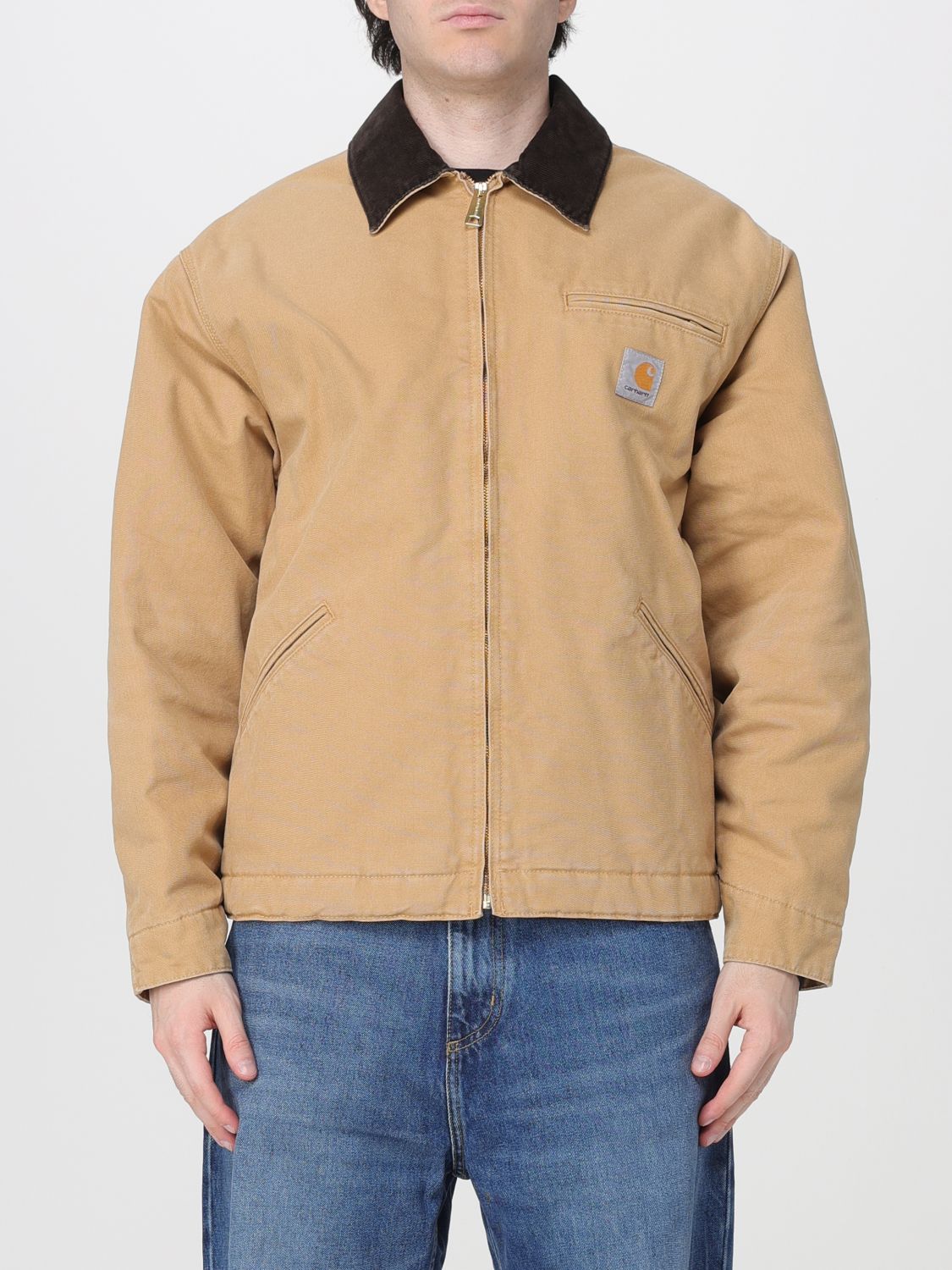 Carhartt Wip Detroit Jacket in Organic Cotton with Velvet Collar