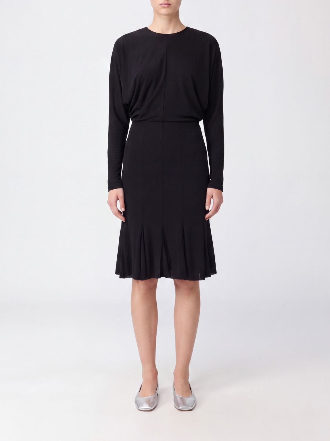 JACQUEMUS Langärmeliges Minikleid La Robe Losange aus Jersey