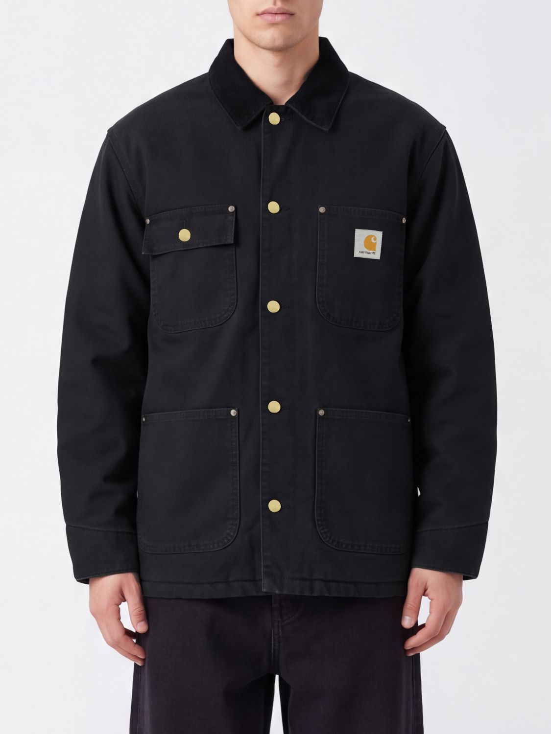 CARHARTT WIP Giacca OG Chore in cotone con colletto in velluto a coste