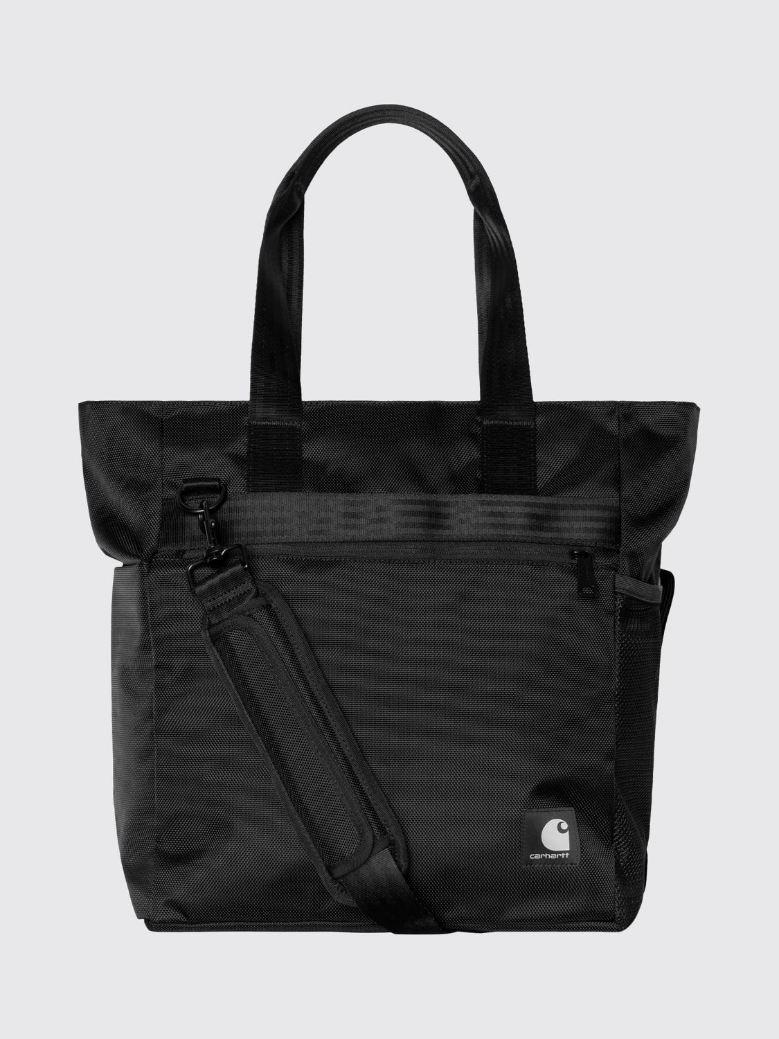 CARHARTT WIP Water-Repellent Nylon Tote Bag with Removable Shoulder Strap CARHARTT WIP Water-Repellent Nylon Tote Bag with Removable Shoulder Strap