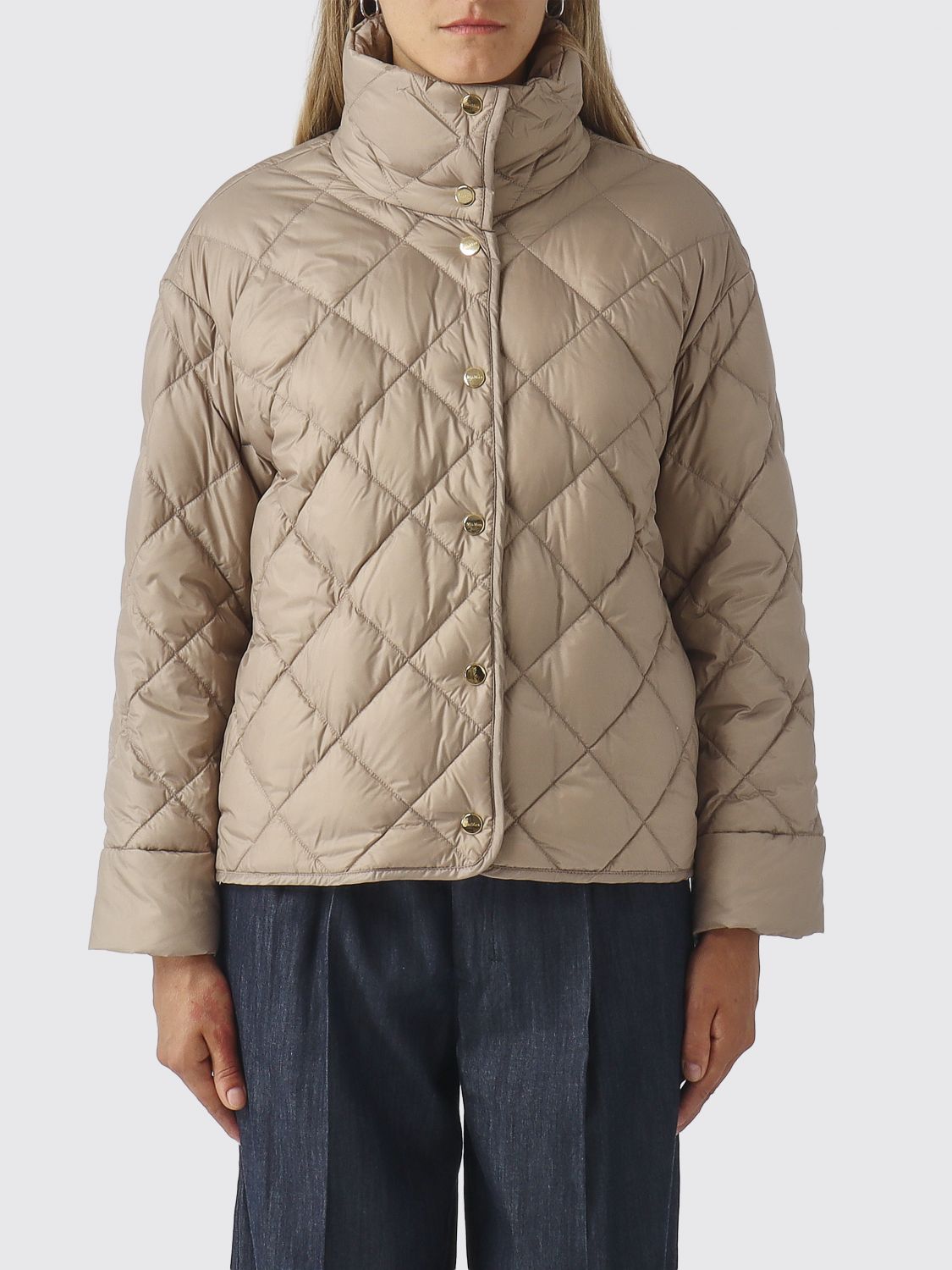 Max Mara The Cube Trionfo High-Neck Quilted Nylon Puffer Jacket
