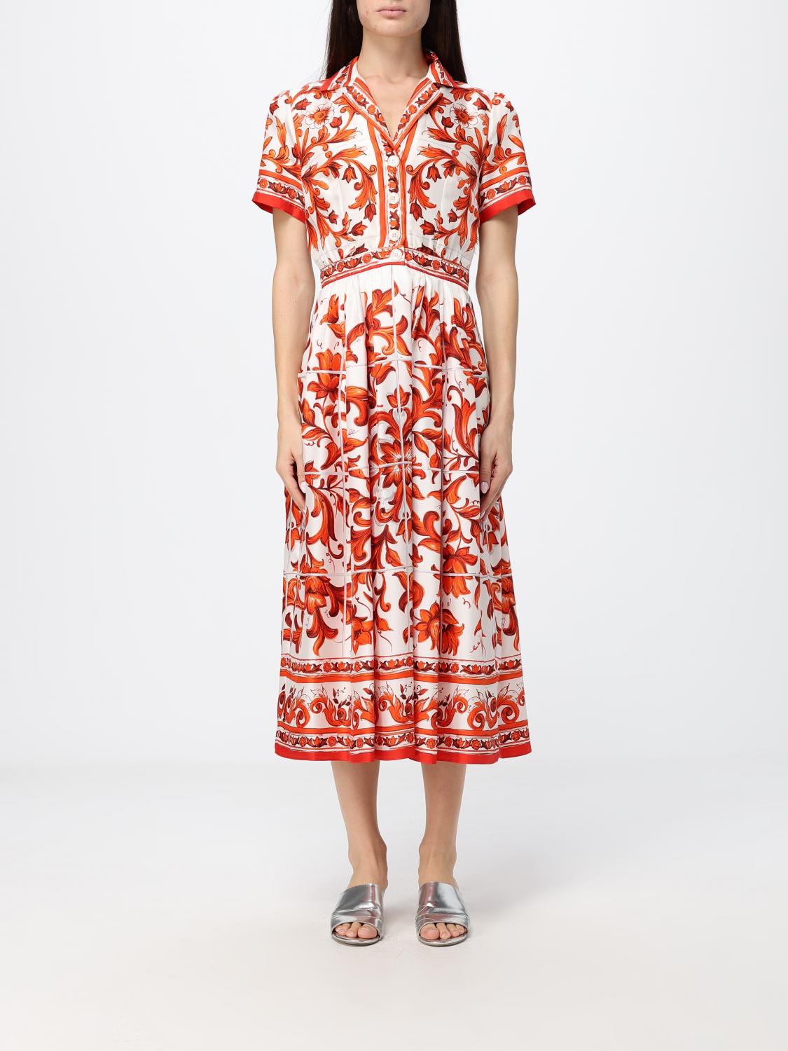 DOLCE & GABBANA Dress Woman color Orange