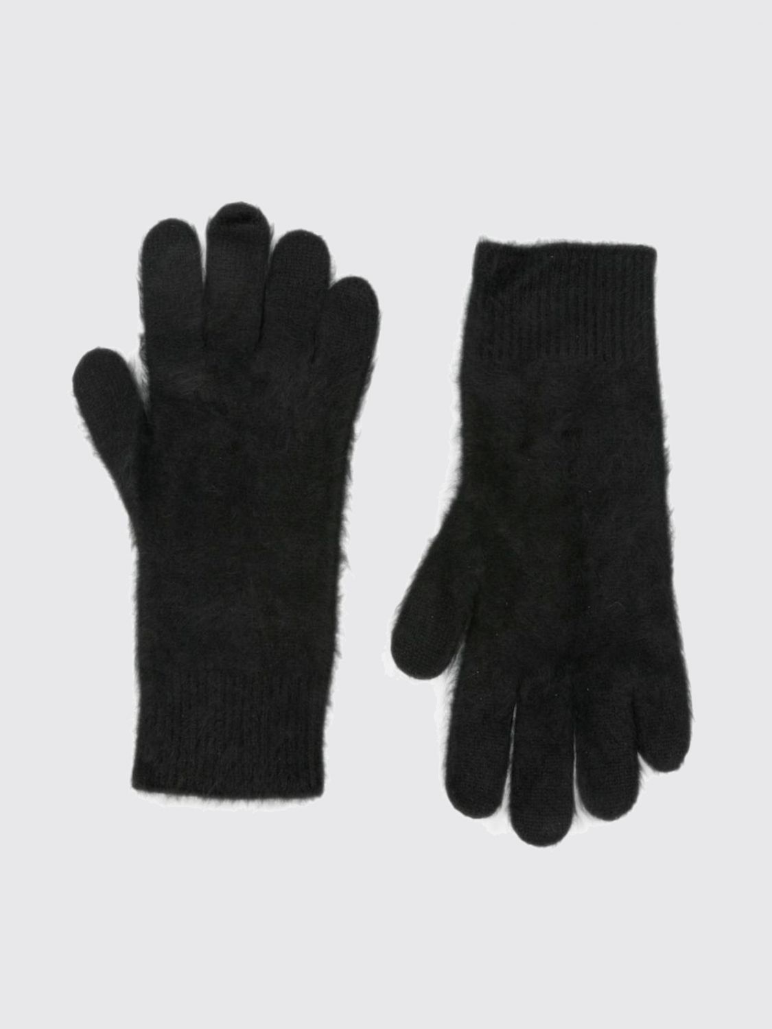 Soft Goat Gloves Woman color Black