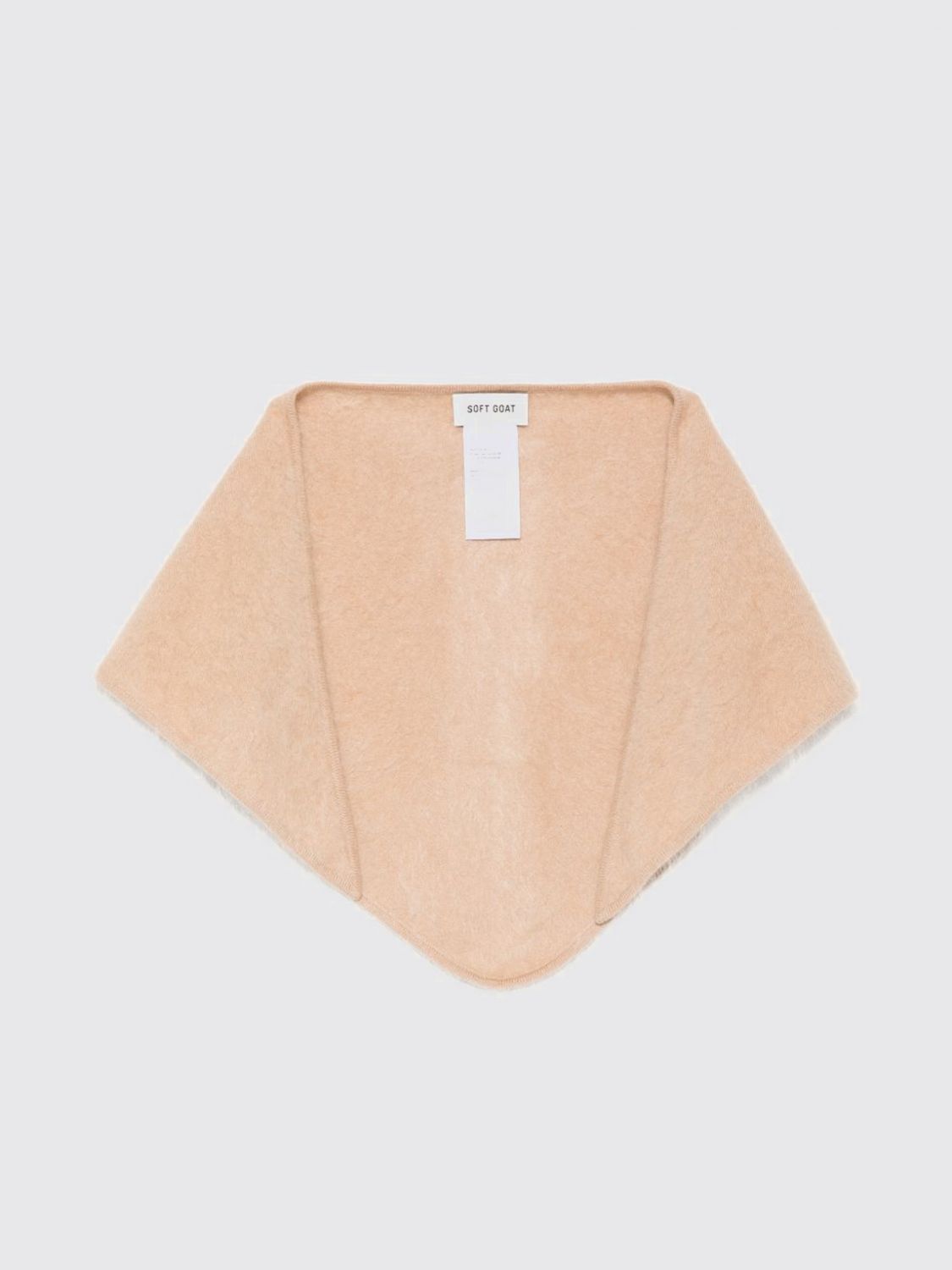 Soft Goat Scarf Woman color Camel
