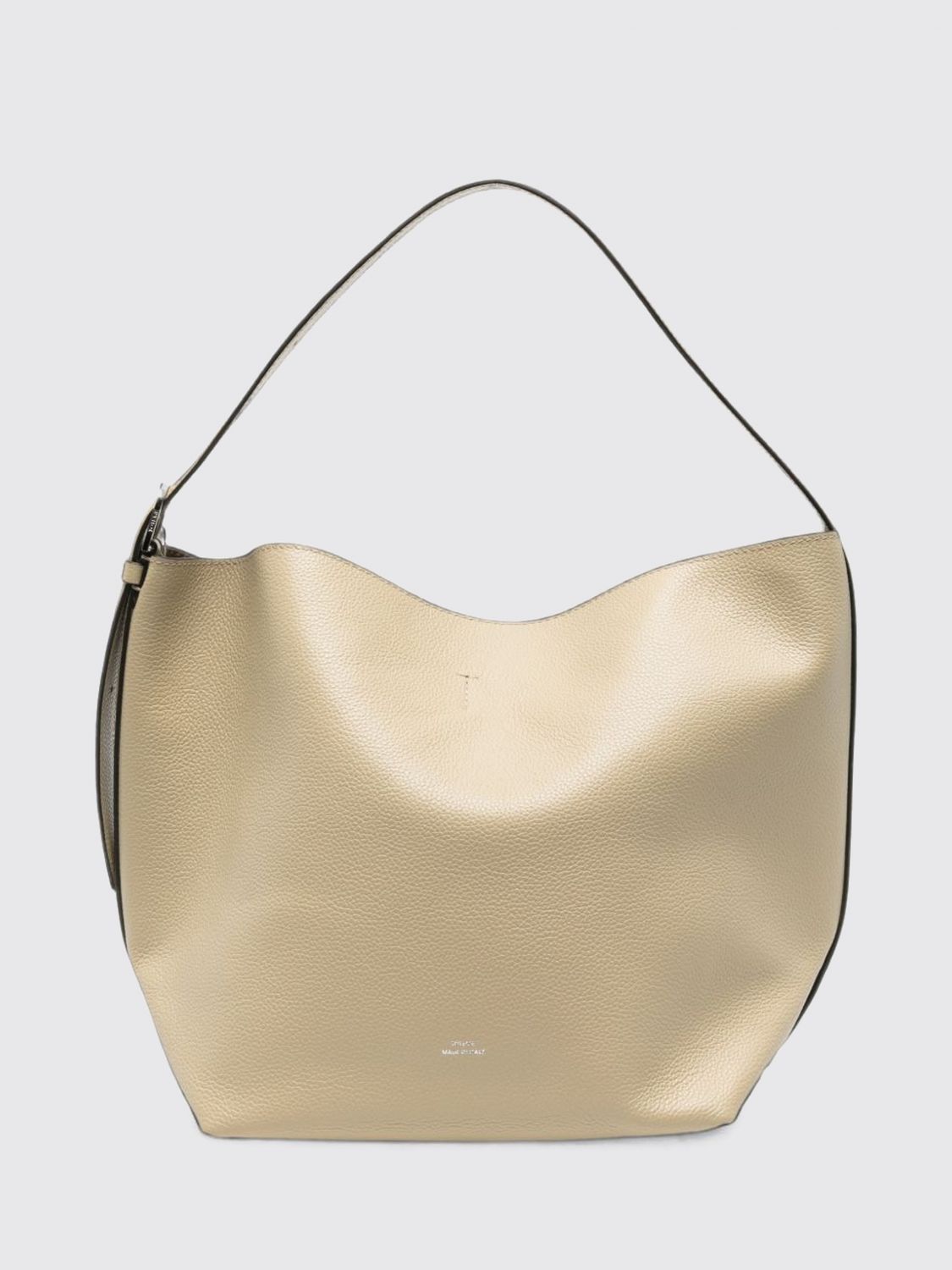 TOTEME Medium Grained Leather Tote Bag with Adjustable Handle and Flared Shape TOTEME Medium Grained Leather Tote Bag with Adjustable Handle and Flared Shape