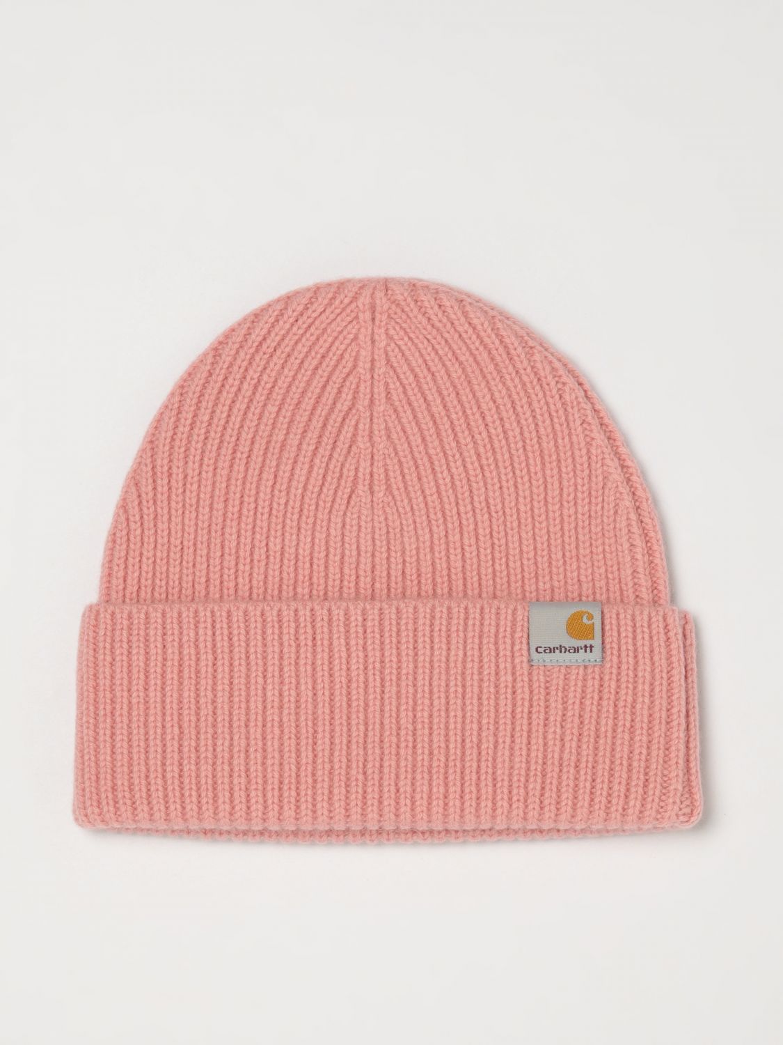 CARHARTT WIP Beanie Gabe a coste in misto lana e cashmere con risvolto