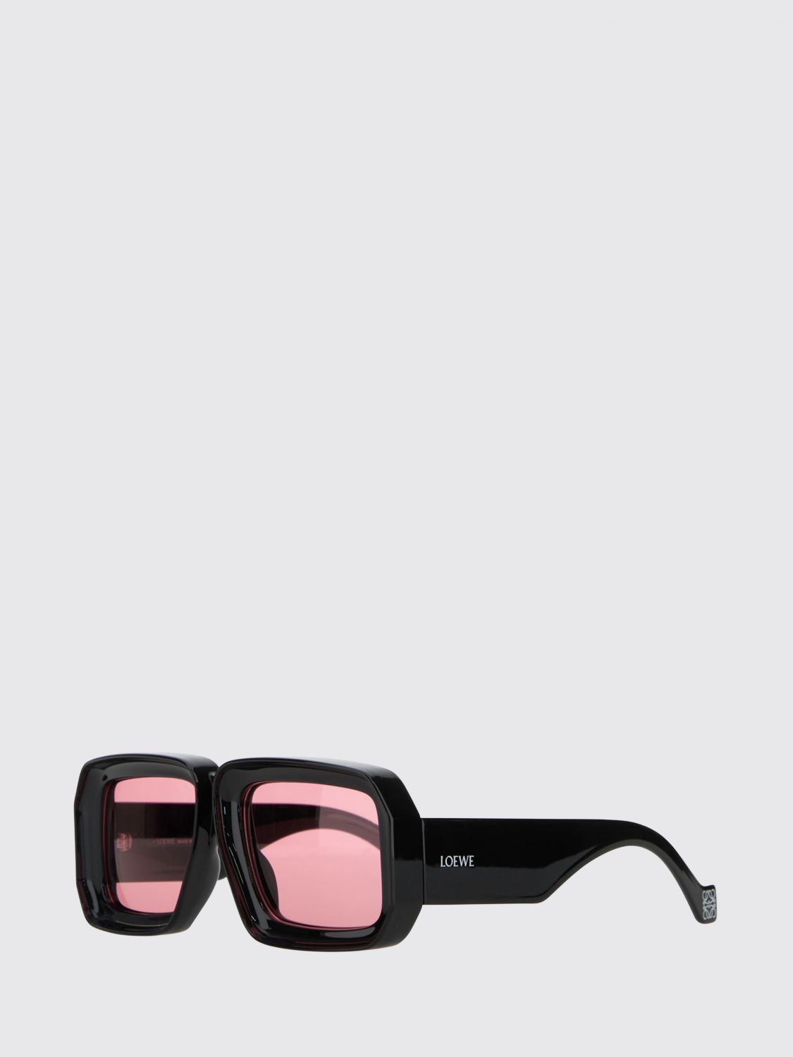 LOEWE Rechteckige Aviator-Sonnenbrille von aus Acetat mit Kontrast-Logo