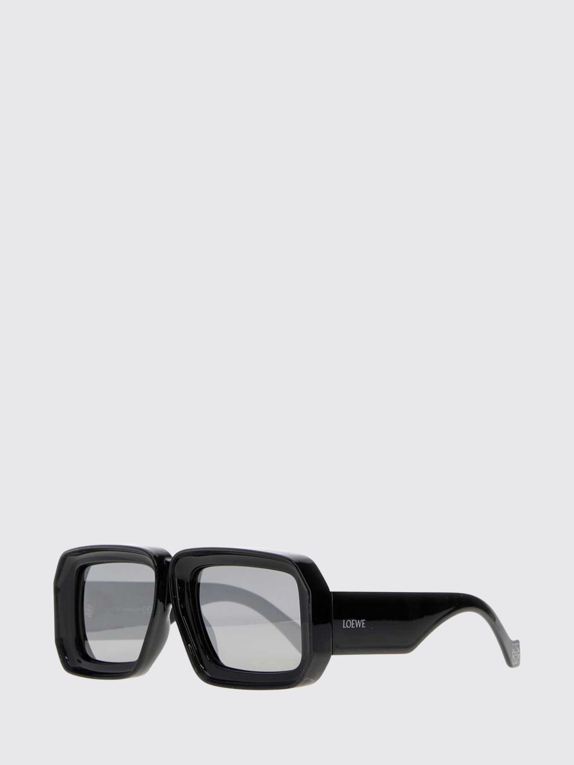 Loewe Rectangular Aviator Sunglasses in Acetate with Contrast Logo · OS