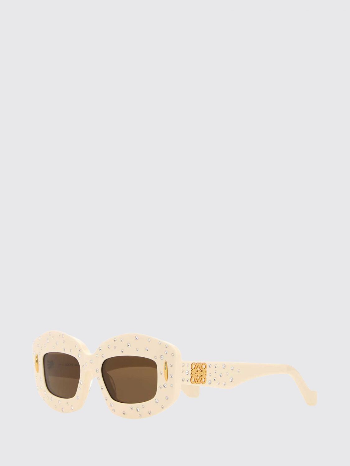 LOEWE Kristallverzierte Cat-Eye-Sonnenbrille von aus Acetat mit Monogramm