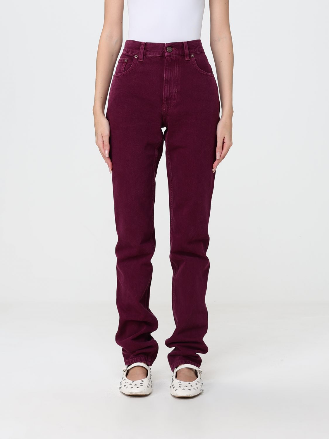 CHLOÉ High-Waist Skinny-Jeans aus Baumwolldenim in Slim-Fit